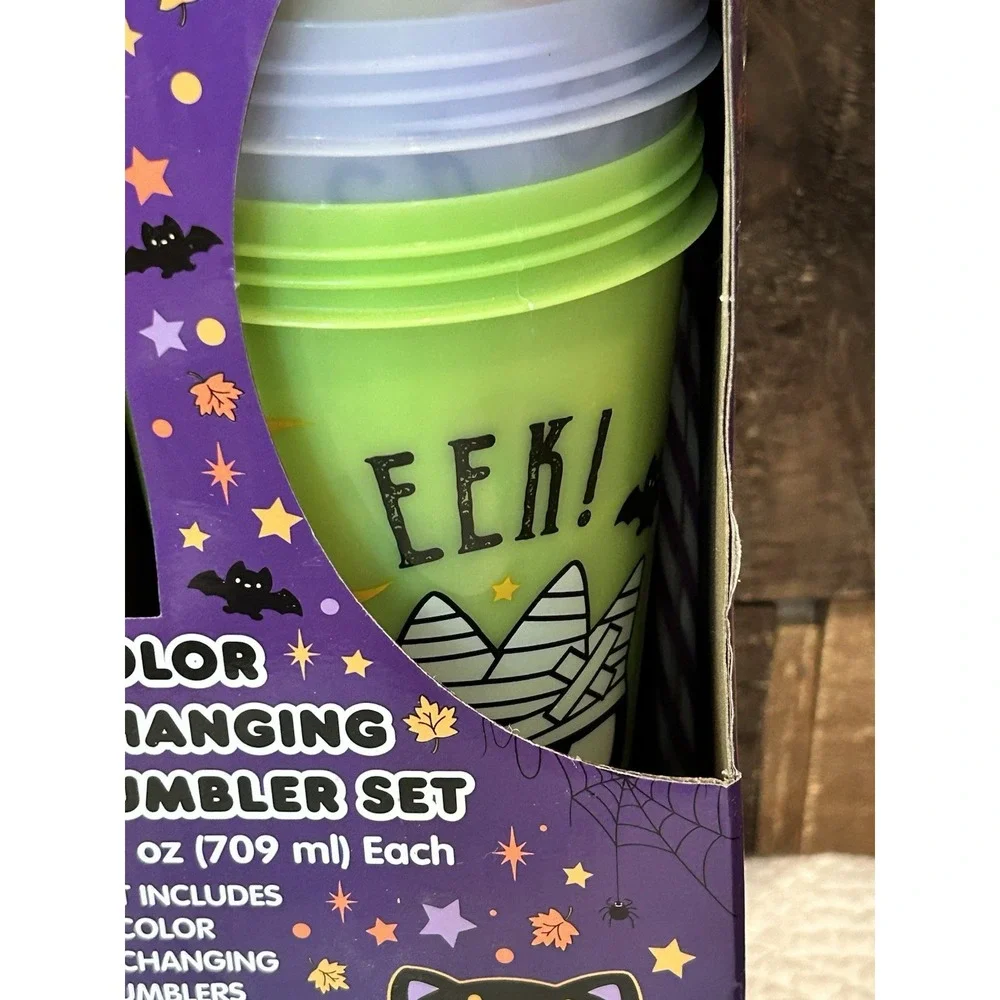 Hello Kitty and Friends Halloween Color Changing‎ Tumbler Set (24 oz)